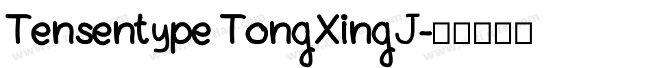 Tensentype TongXingJ字体转换